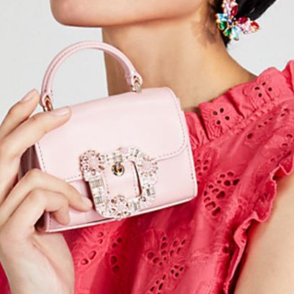 kate spade | Bags | Kate Spade Lovitt Buckled Micro Tophandle Crossbodypink Brand Newnever Used 